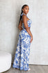 Clementine Tropical Print Halter Top & Pants SET